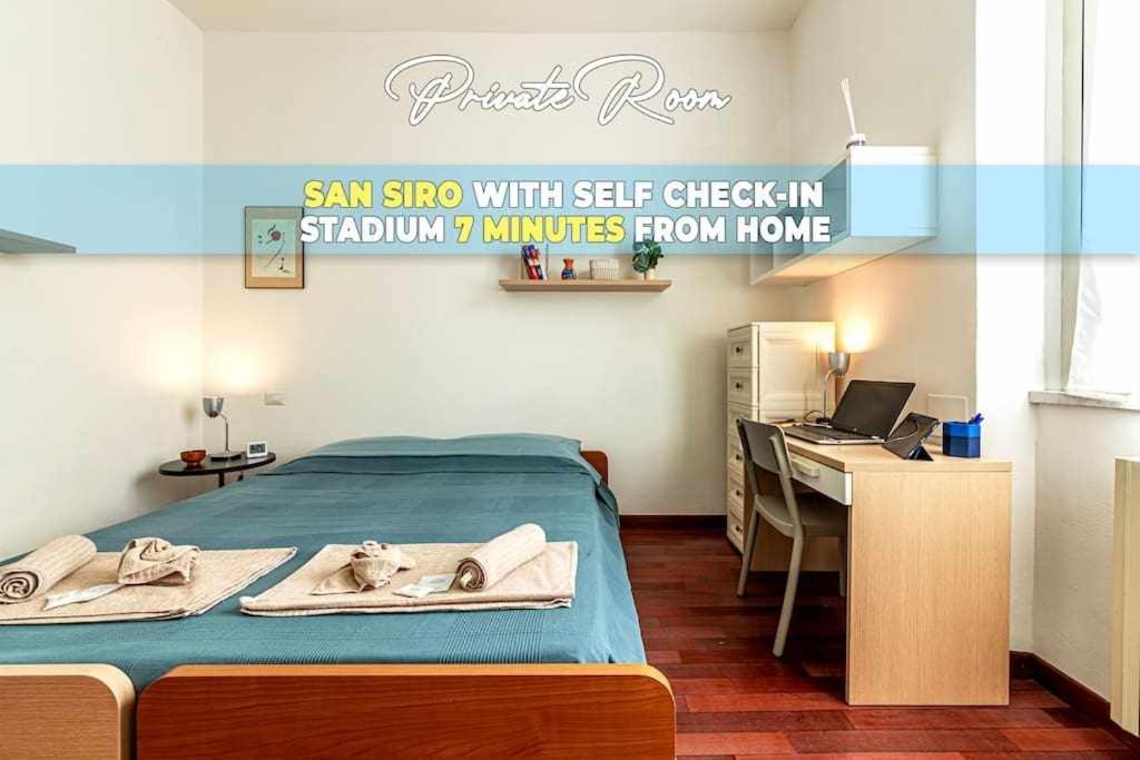 San Siro A 7 Minuti Stanza Top Con Zone Comuni Milano Dış mekan fotoğraf